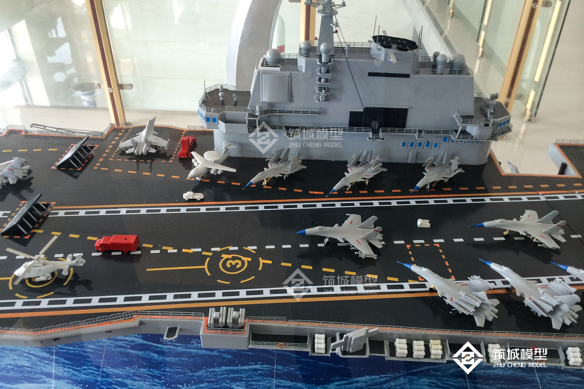 航母模型整体效果