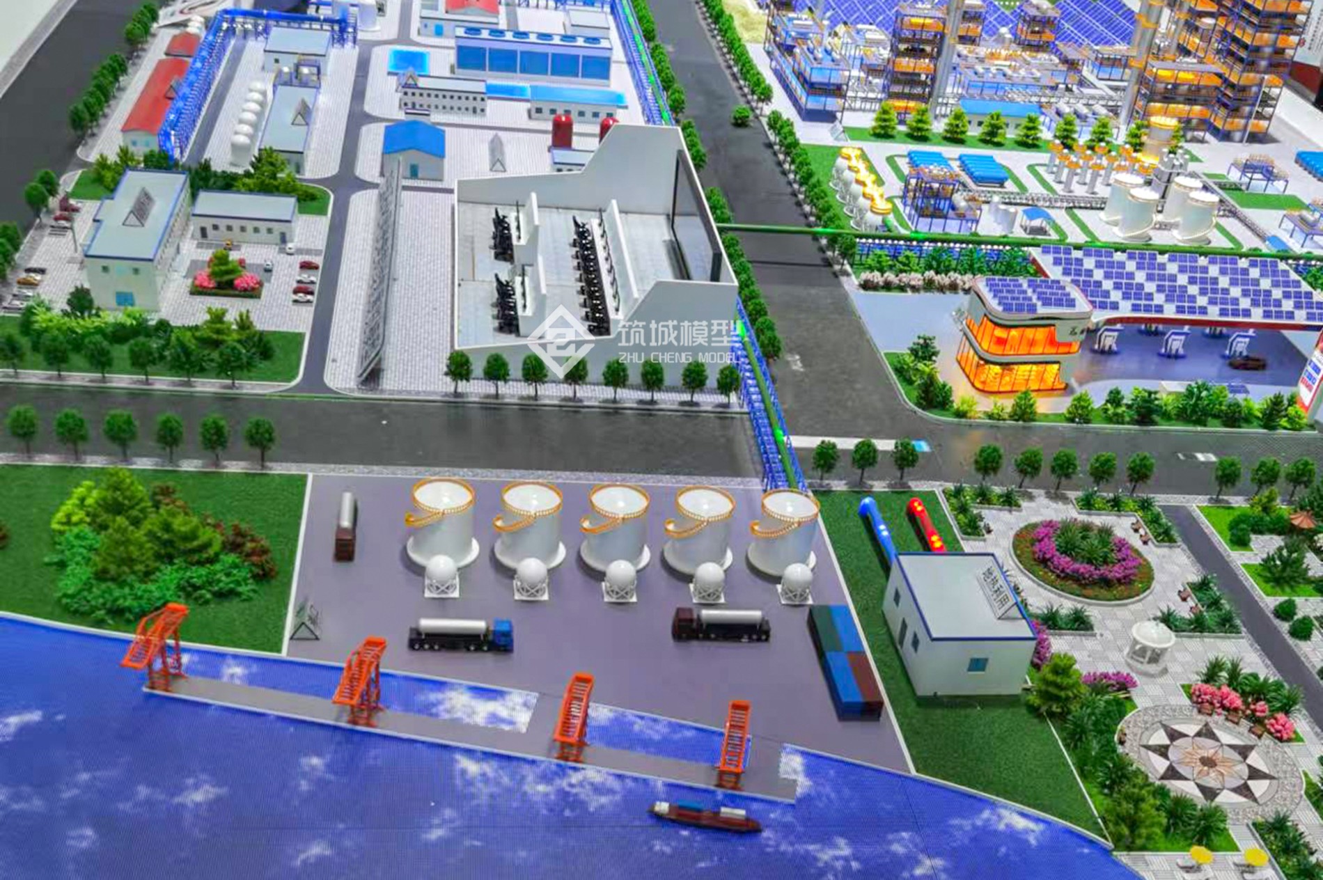 北京筑城世纪-中国石化氢能模型整体效果